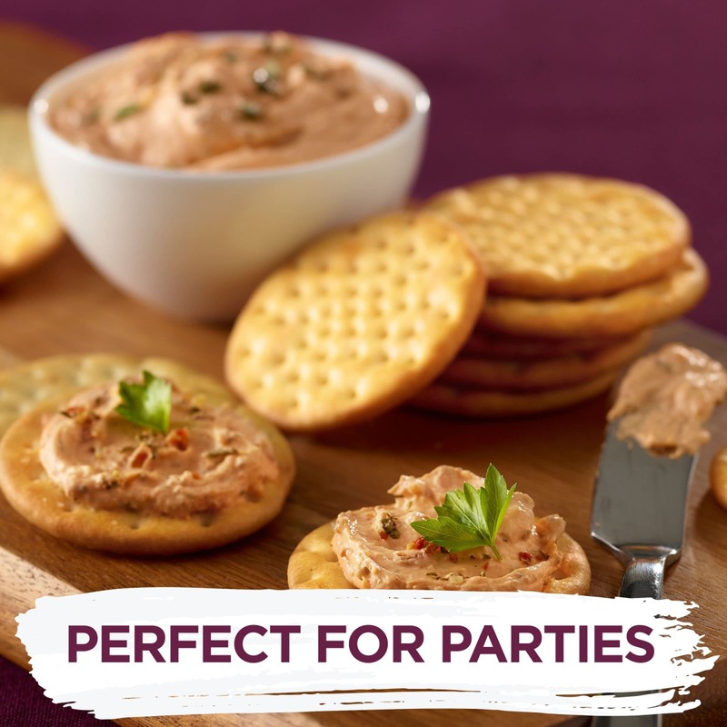 Toasteds Crackers, Party Snacks, Lunch Snacks, Classic Buttercrisp, 8oz Box