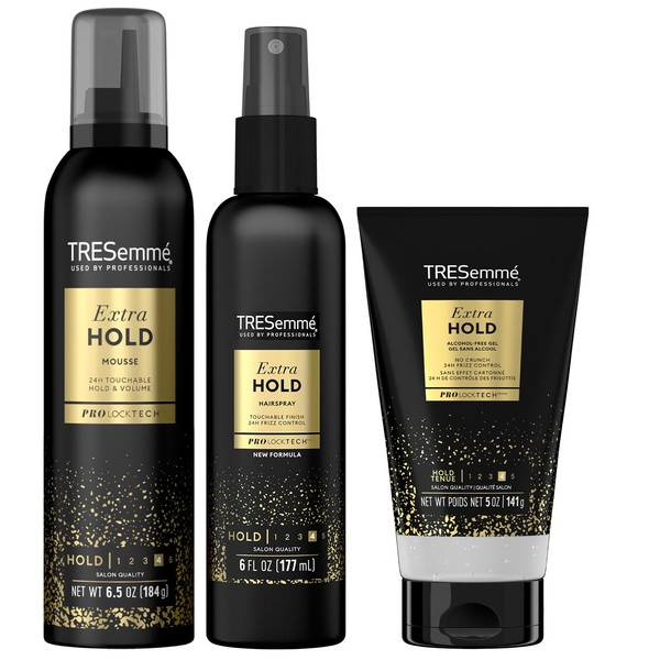 TRESemmé Extra Hold Hair Care Bundle – Hair Mousse, Non-Aerosol