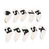 10pcs set PU Waterproof Golf Club Iron Cover Fine Sewing
