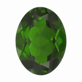 Instagem 0.18-0.20 Cts of 4x3 mm AA Oval Chrome Diopside (1 pc) Loose Gemstone