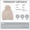 Funky Junque - Gorro de punto de cable para niños