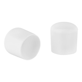 16 chair leg caps, diameter 10-32 mm, selectable, white, made of polyethylene, prevents scratching, non-slip chair socks, foot caps, chair gliders, furniture gliders, (20 mm)