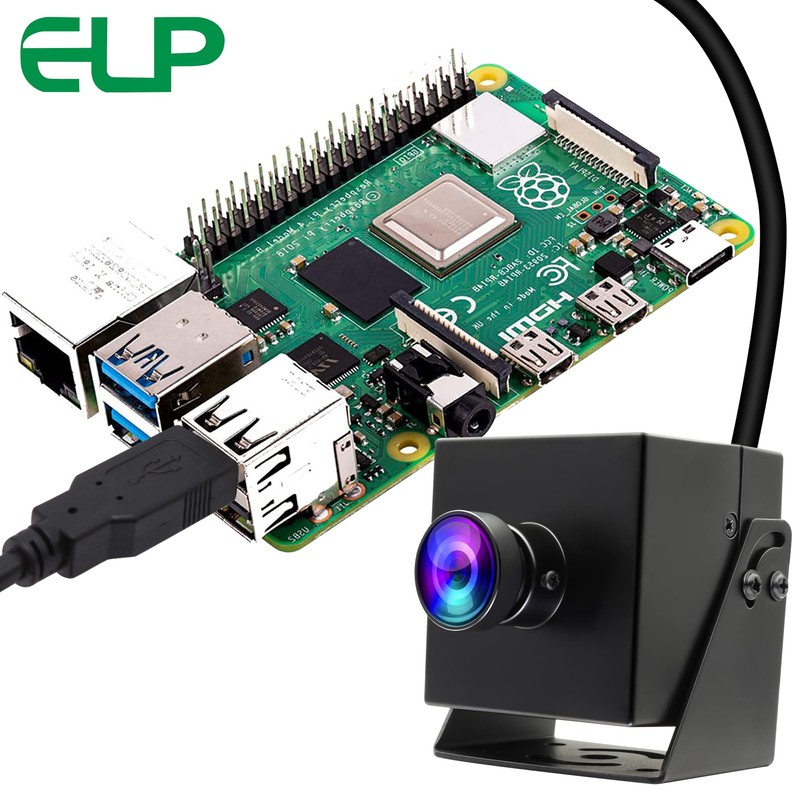 ELP 1080P 120fps USB ojo de pez cámara para computadora