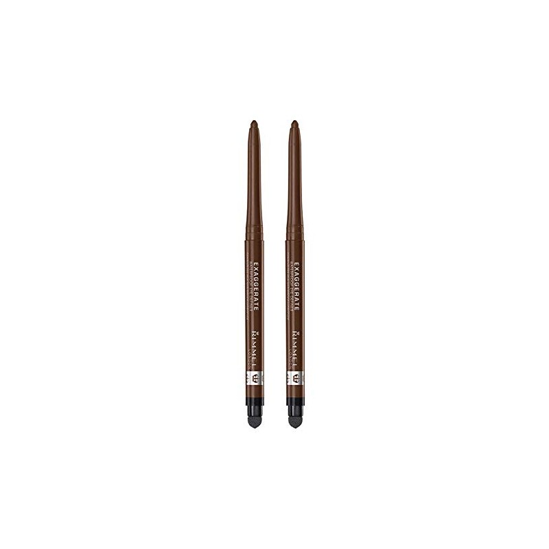 Rimmel London exaggerate auto waterproof eye definer, rich brown, 2