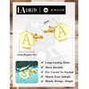 LOLIAS Cuff Links Mens Accessories Jewelry Classic Initial Cufflinks with