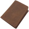 myledershop Small Genuine Buffalo Full Leather Wallet / Purse /