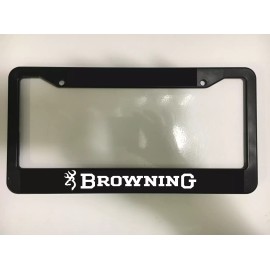 Browning Firearms hunting Camp Hunt Deer Ammo Deer Country  License Plate Frame