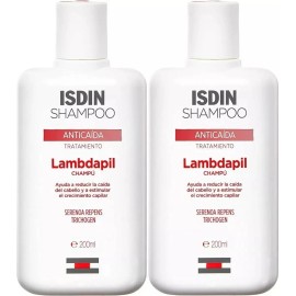 Shampoo Isdin Lambdapil Anticaída En Botella 200ml (2pack)
