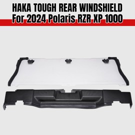 HAKA TOUGH Rear Windshield for Polaris RZR XP 1000 Accessories 2024, Hard-coated Windshield for 24 RZR 1000 XP Window