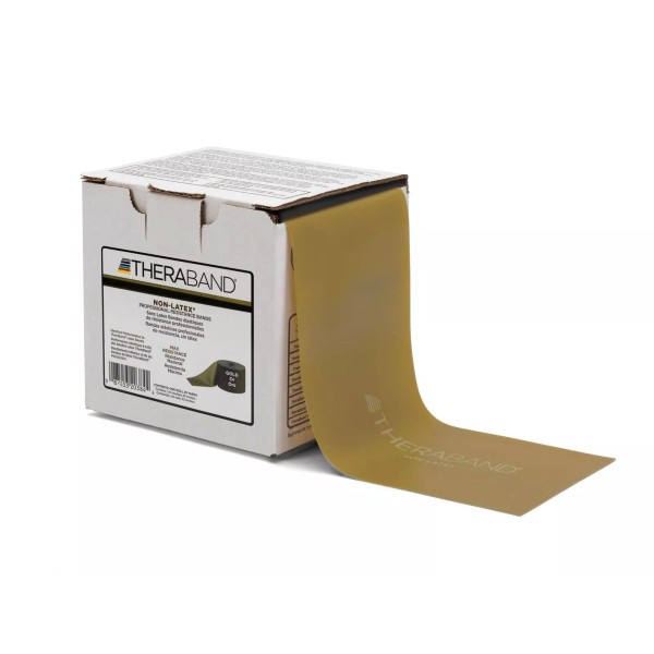 THERABAND Resistance Band 25 Yard Roll, Gold Max Strength Elite