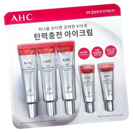 AHC 텐 레볼루션 리얼 아이크림 포 페이스 35ML 3개 + 7ML 2개 AHC Ten Revolution Real Eye Cream for Face 35ML 3pcs + 7ML 2pcs