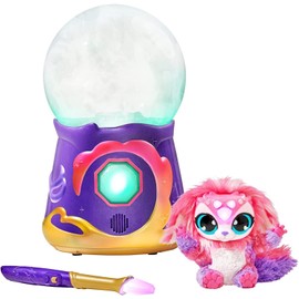 Magic Mixies Magical Misting Crystal Ball & 8" Pink Plush Toy Gift for kid girls