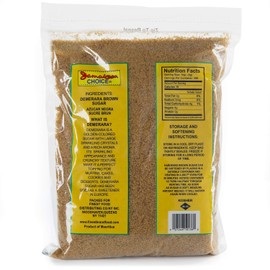 Demerara Brown Sugar - Made From Pure Sugar Cane, Product of Mauritius, Kosher | 56 Oz - By Jamaican Choice