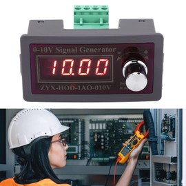 0-10V Adjustable Signal Generator ABS Signal Voltage Generator Module PLC Frequency Control Meter 15-30VDC