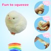 Handmade Soft Chick Squishy Toys,Stress Relief Sensory Toys,Silicone Fidget Toys