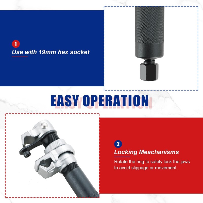 NYXOVA Coil Spring Compressor Tool, Heavy Duty Macpherson Strut Spring