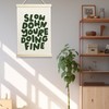 NQDWX Slow Down You're Doing Fine Hanging Flag - Motivational