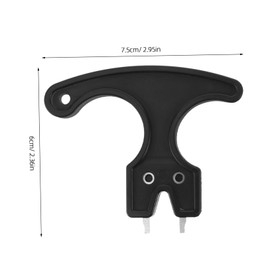 BESPORTBLE 4pcs Golf Shoe Spikes Wrench: Cleats Spanner Universal Spike Shoes Key Replacement Tool Adjustment Aid For Training Competition Sports Outdoors