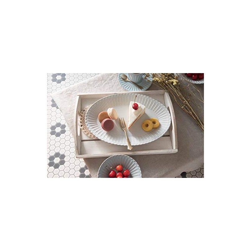 Yamanashi 42190442 Small Plate, White, 16 Scouche Grace