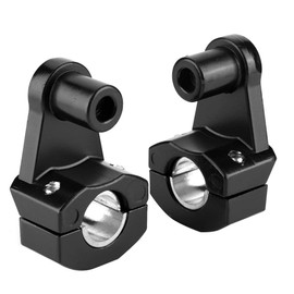 VOBOR Motorcycle Handlebar Risers - 1 Pair Universal Aluminum Alloy Motorcycle Handlebar Riser Clamp for 22mm or 28mm Durable Bars Clamp