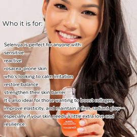 Yunasence SELENIYA Nourishing Skin Barrier Concentrate Oil, with Ceramide, Peptide, Microalgae, Selenium, 1oz For sensitive, compromised, thin, dry skin and rosacea.