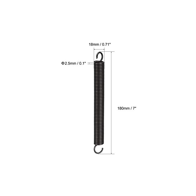 sourcingmap Extension Spring - 2.5mm Wire Dia , 18mm OD