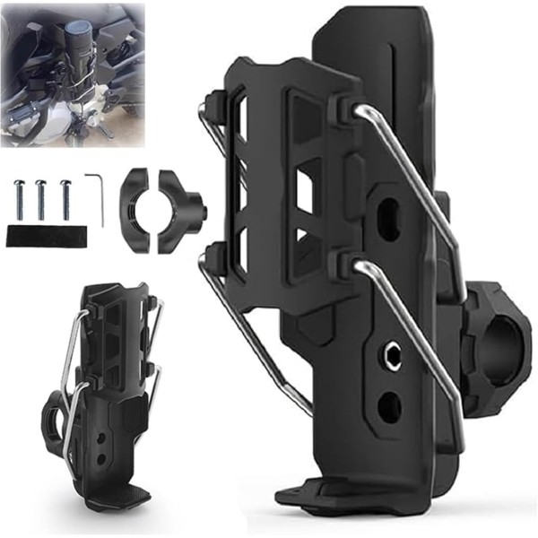 Adaptive Cycling Bottle Holder, 2025 New 360 Degree Rotating Motorcycle