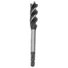 5Pcs Woodworking Drill Bit Metal Hole Saw Auger Bit 4‑Fulte