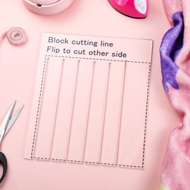 Fuyoooo Fleece Tie Blanket No Sew Template Ruler Rectangle Quilt Supplies for DIY Blanket Making