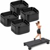 4PCS Treadmill Incline Riser Blocks, Stackable Treadmill Riser Incline Blocks,Uphill