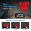 AMIR Projection Alarm Clock for Bedroom Ceiling, Digital Clock with