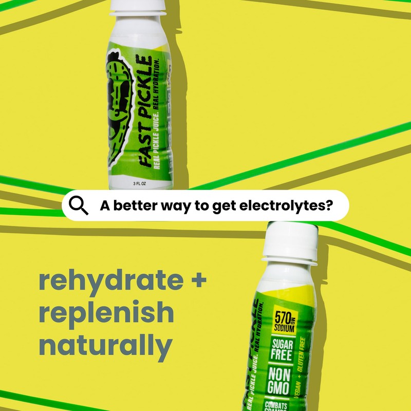 Fast Pickle Juice Pickle Shots For Leg Cramps Relief -