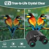 12x30 Compact Binoculars for Adults and Kids, High Power Lightweight