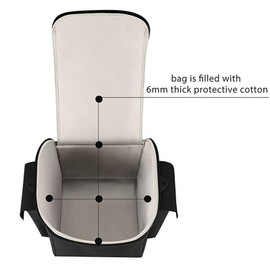 LICHIFIT Speaker Storage Bag, Portable Travel Shoulder Bag for JBL PartyBox Encore Essential Multifunctional Speaker Protective Shell Skin Sleeve, Black, Modern, black, Modern