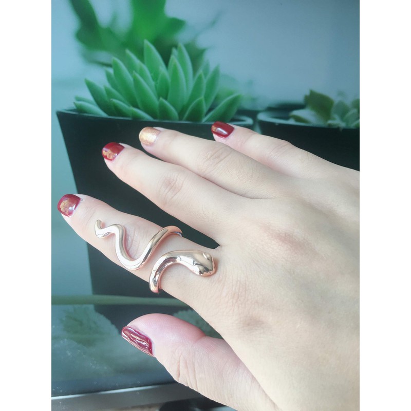 choice of all Adjustable Punk Rock Snake Ring for Women