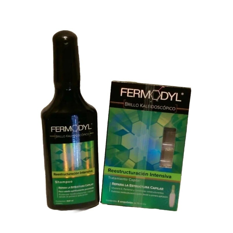 Roux FERMODYL Reestructuracion Intensiva TREATMENT { 1 Shampoo 400ml &