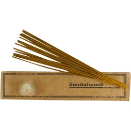 Guru-Shop Handmade Incense Sticks - Sandalwood, Brown, Incense Sticks from Nepal & Tibet