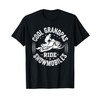 Funny Grandpa Snowmobile Men Snow Mobile Snowmobiling T-Shirt