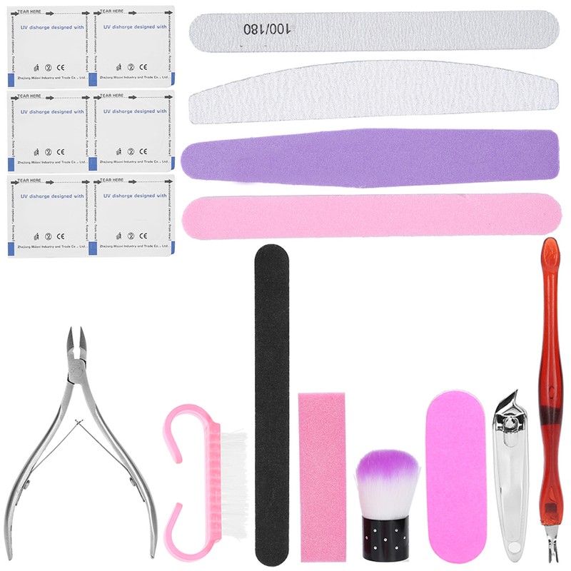 Nail Polishing Strip Dead Skin File Clipper Professional Nail Art