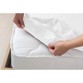 Livessa Fitted Sheet 160 x 200 cm Cotton Single Jersey Fabric 140 g/m², Fitted Sheet with 30 cm Mattress Height, Ultra Soft and Breathable
