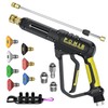 POHIR Pressure Washer Gun 3600 PSI with 3/8'' Swivel Quick