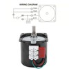 AC Synchronous Motor 14W Permanent Magnet Low Speed 2‑Way High