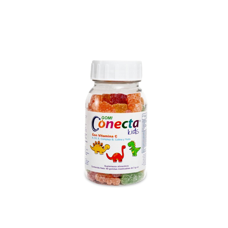 GomiConecta Kids - Multivitamínico para Niños con Vitamina C, D3,