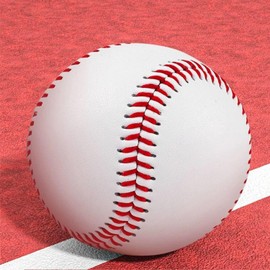 OMYOPY 12 Pack Blank Hard Baseballs Solid Cork Core, 9 Inch Baseball Balls Unmarked Autographs Baseball for League Play, Pitching, Hitting, Batting, Fielding, Autograph, Gifts