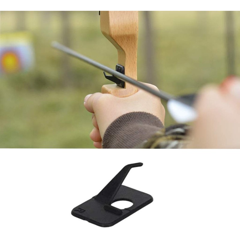10pcs Black Plastic Arrow Rest Archery RH Recurve Bow Arrow