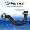 Fernco 3/4 Inch Flexible PVC Condensate Trap for HVAC Systems