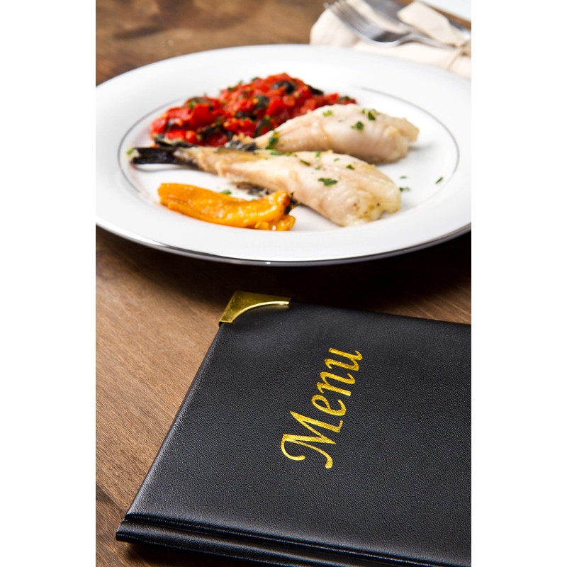 Securit Basic Range A5 Menu Holder with 2 Double Insert,
