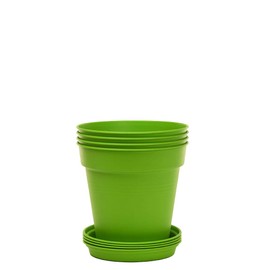 Mintra Home Garden Pots 4pk (Light Green, 11cm Diameter (4.3in))