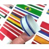 DIGIART INTERNATIONAL 1 COLOMBIAN COLOMBIA FLAG 3D EPOXY CAR EMBLEM
