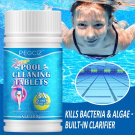Chlorine Tablets for Swimming Pool, 100PCS Chlorine Tablets for Hot Tub, Pool Cleaning Tablet for Spa & Hot Tub